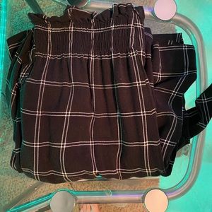 Checkered Pants Cotton